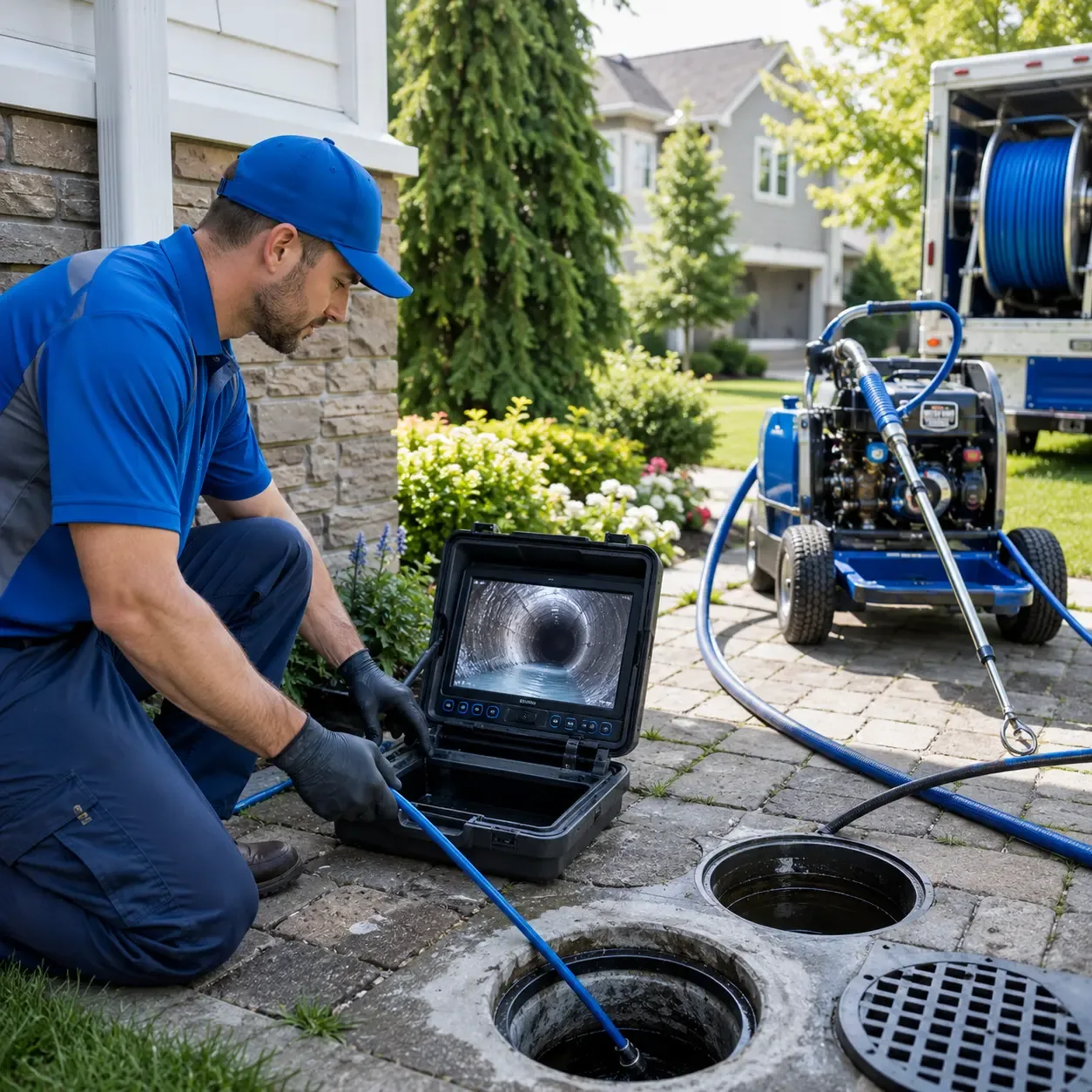 Outdoor drain cleaning professionals serving Manchester, MI